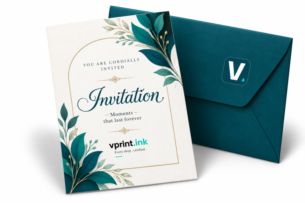 vprint_ink Invitation card