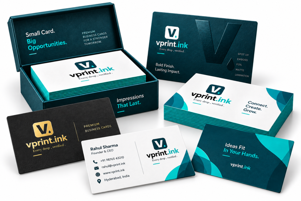 vprint_ink Premium Business Cards Mockup